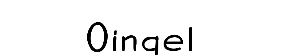 Oingee Light Yazı tipi ücretsiz indir